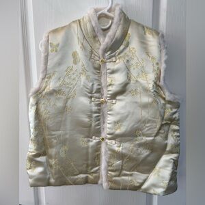 Elegant Gold Embroidered Vest, Song Jin